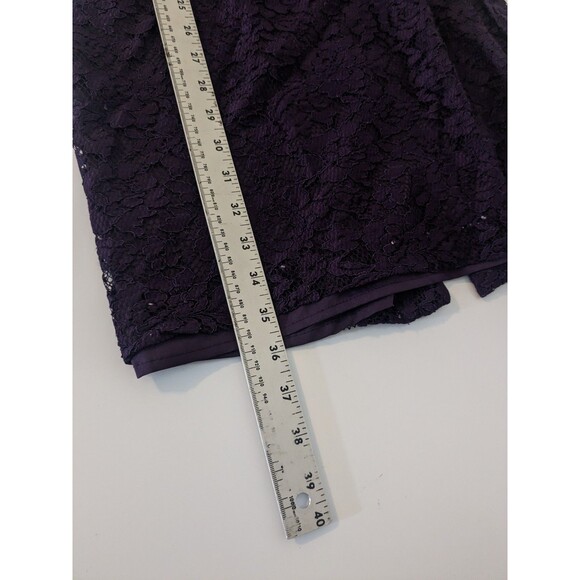 Ralph Lauren Peplum Lace overlay dress v-neck size 4 - Picture 7 of 8